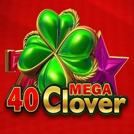 40 Mega Clover slot logo by Amusnet Interactive at Mega Riches Casino