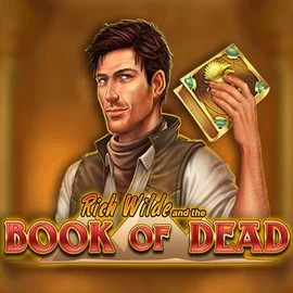 Book of Dead logo by Play'n GO Mega Riches Casino