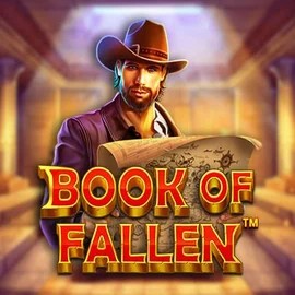 Book Of Fallen online game logo by Pragmatic Play on megariches-casino.uk