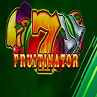 Fruitinator Jackpot King logo – Slots by Blueprint Gaming at Mega Riches Casino