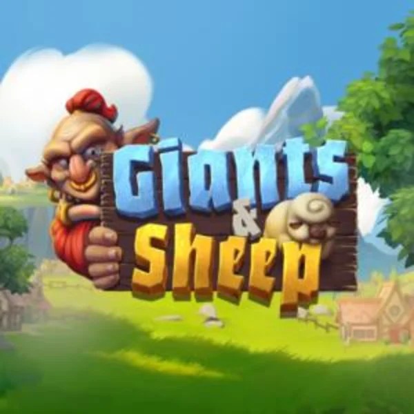 Slots logo of Giants and Sheep from Relax Gaming at Mega Riches Casino