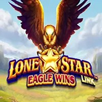 Lone Star Link Eagle Wins slot logo by Novomatic at Mega Riches Casino