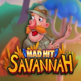 Official Slots logo: Mad Hit Savannah by RubyPlay at Mega Riches Casino