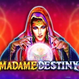Madame Destiny logo by Pragmatic Play at Mega Riches Casino