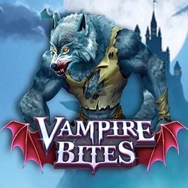 Vampire Bites logo – Slots by Amusnet Interactive at Mega Riches Casino